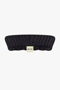 Quilted Collar - Black / Anthracite