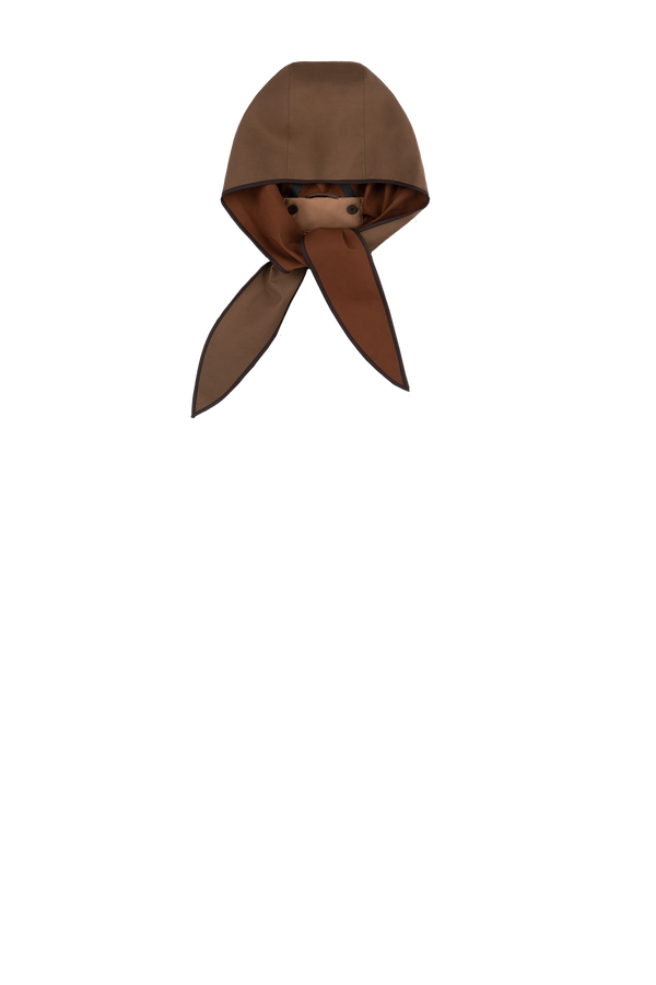 Weatherproof Bonded Wrap Hood - Moss / Dark Sienna - Layer 7