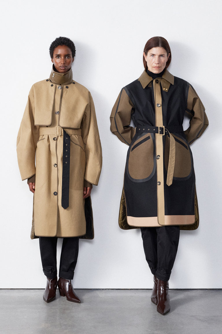 Weatherproof bonded raincoat