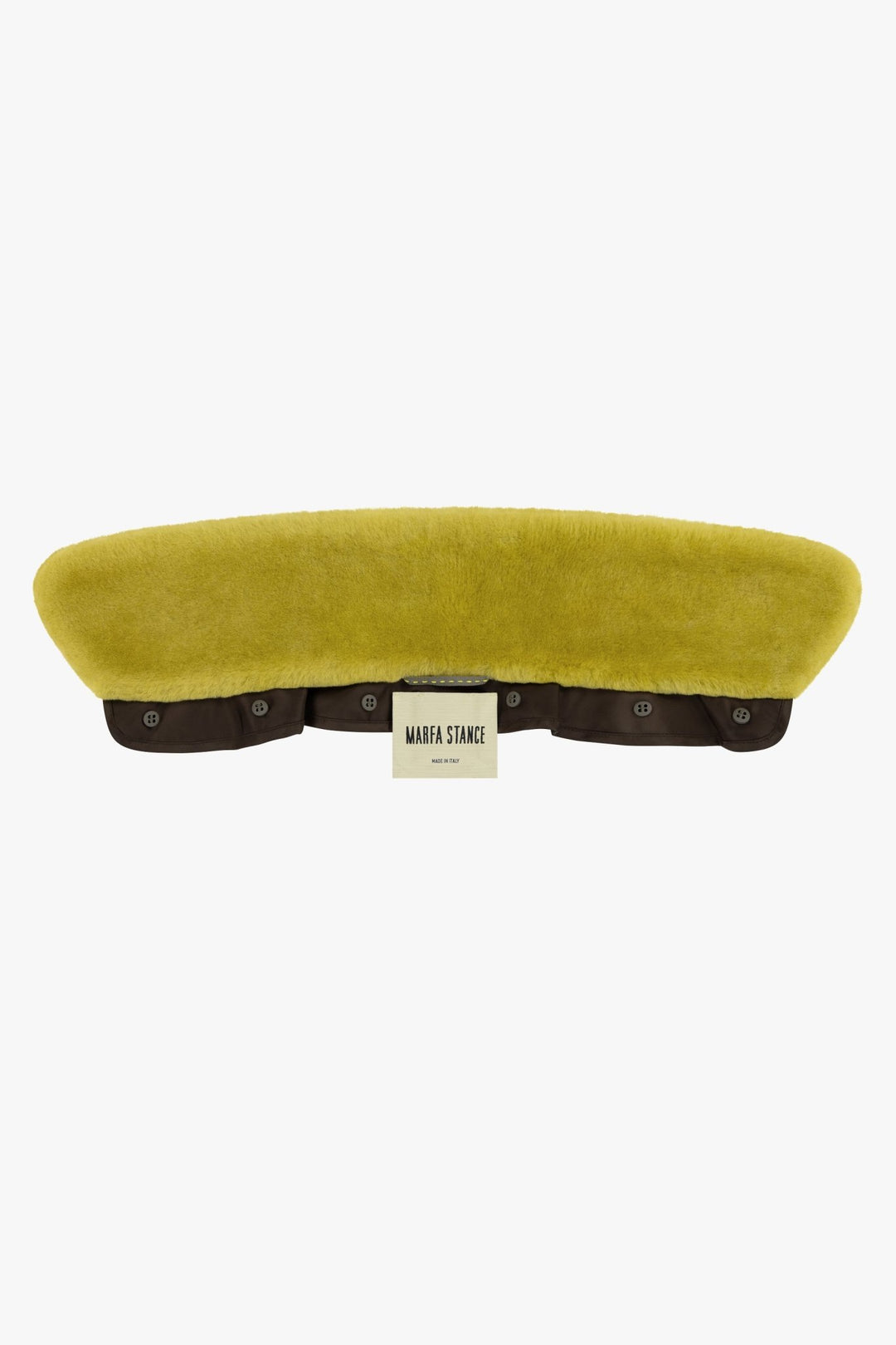 Shearling Collar - Chartreuse