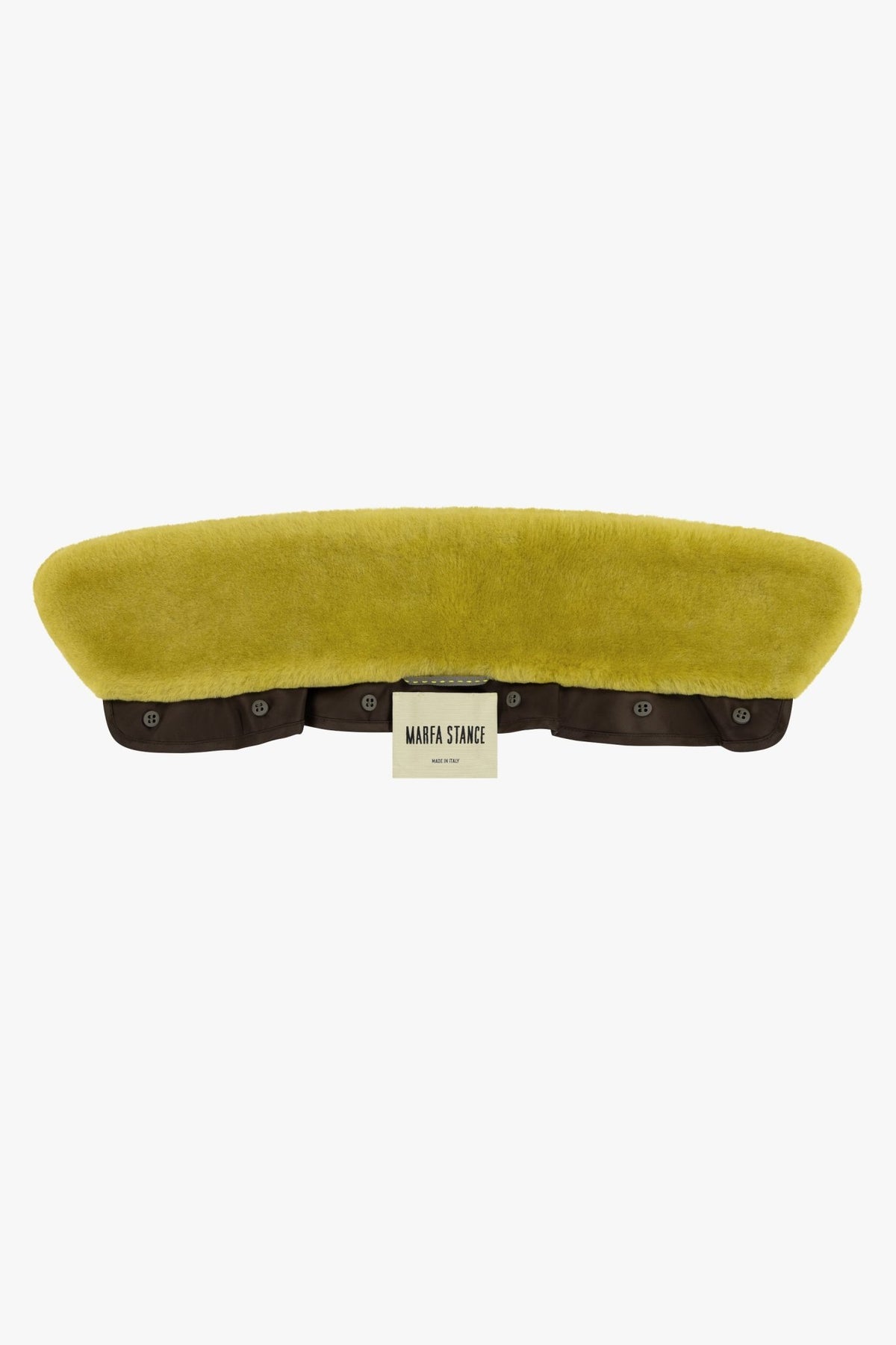 Shearling Collar - Chartreuse