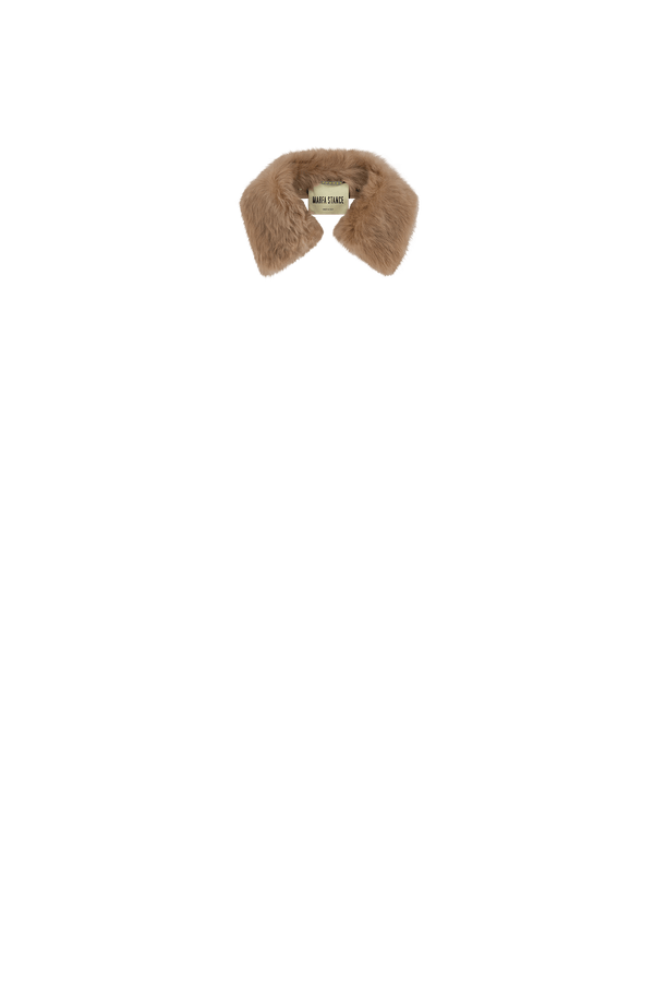Shearling Collar - Camel Long Hair - Layer 8