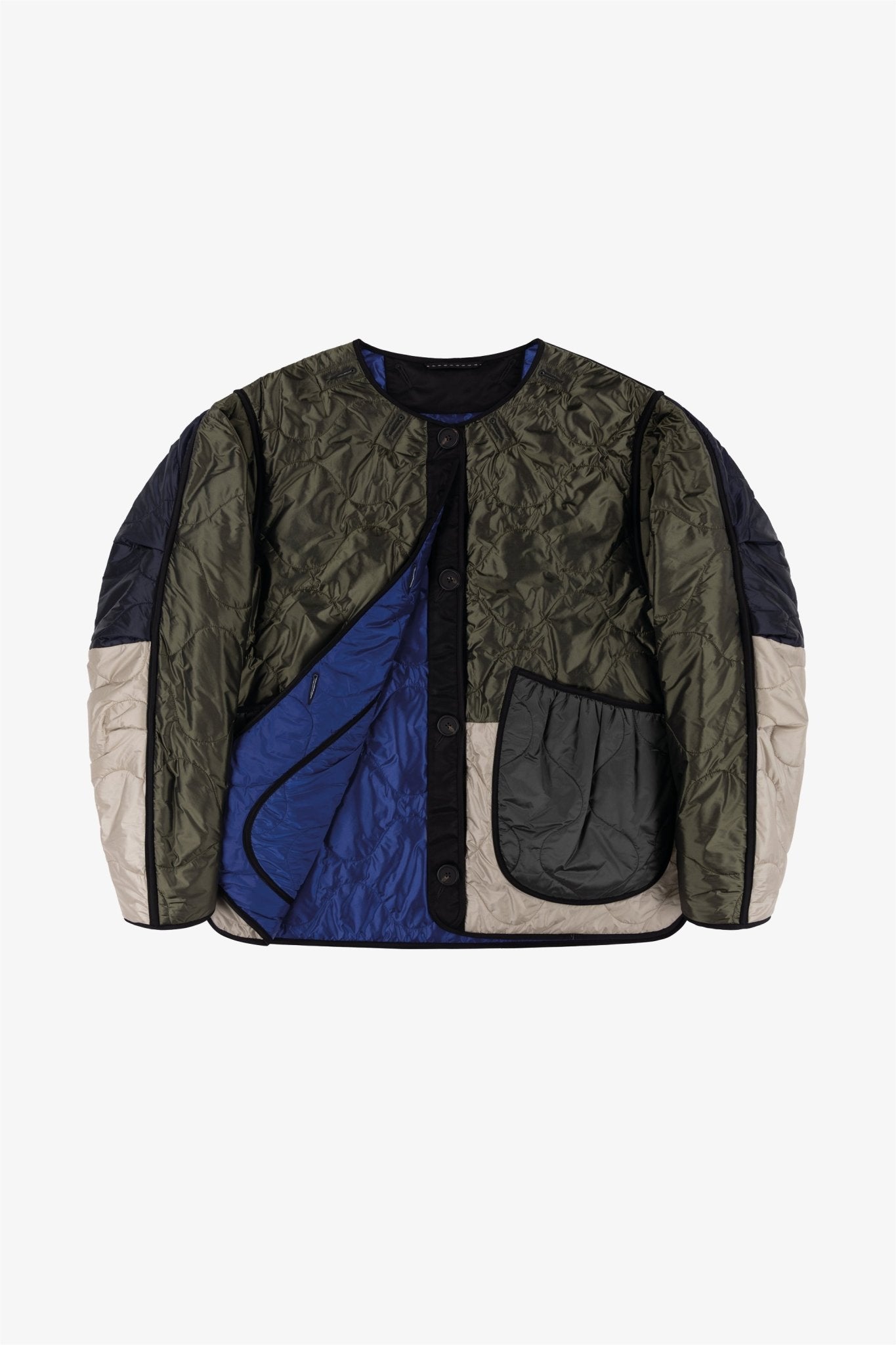 Patchwork Quilted Jackets | Women's Patchwork Coats | MARFA STANCE