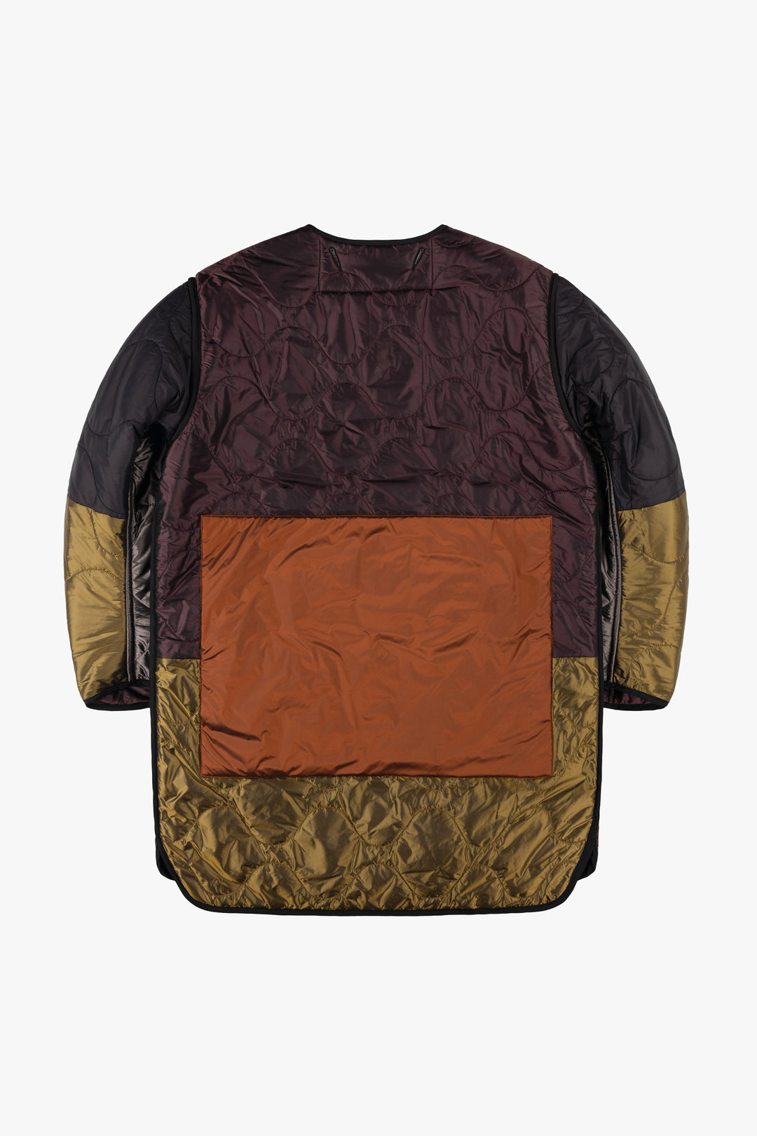Signature Patchwork Quilt - Granite / Bordeaux