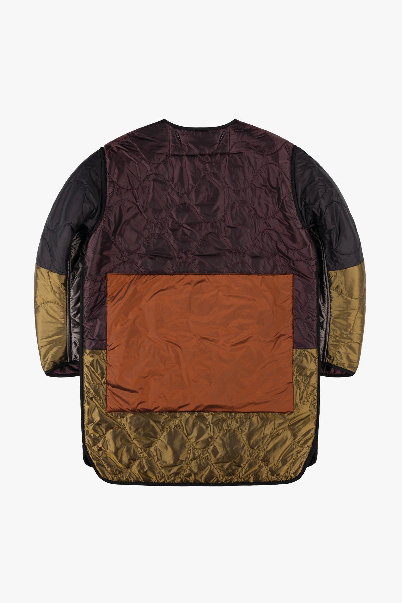 Signature Patchwork Quilt - Granite / Bordeaux