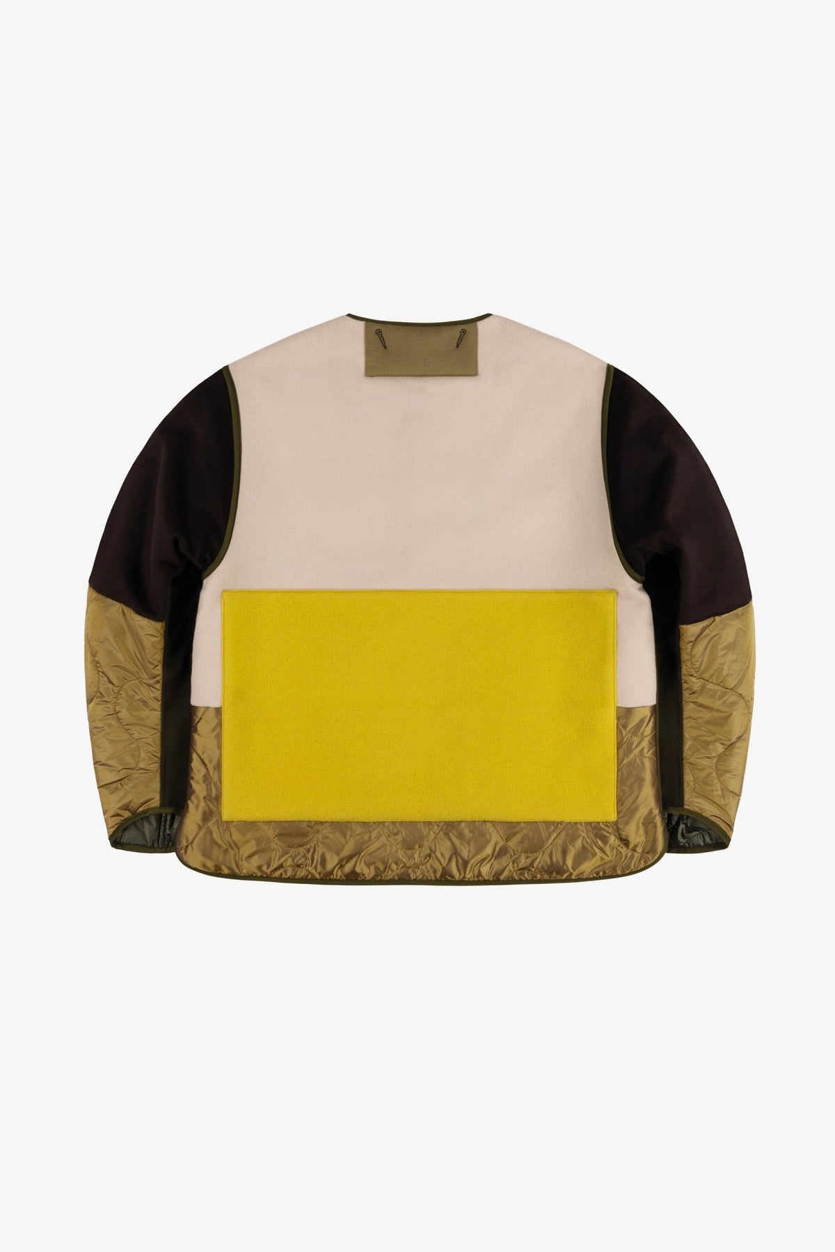 Signature Patchwork Wool Cropped Quilt - Loden Green / Dark Olive