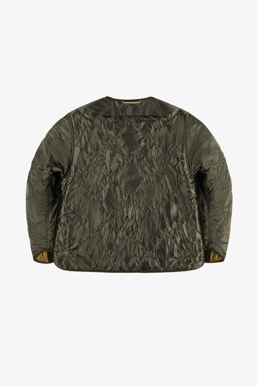 Signature Patchwork Wool Cropped Quilt - Loden Green / Dark Olive