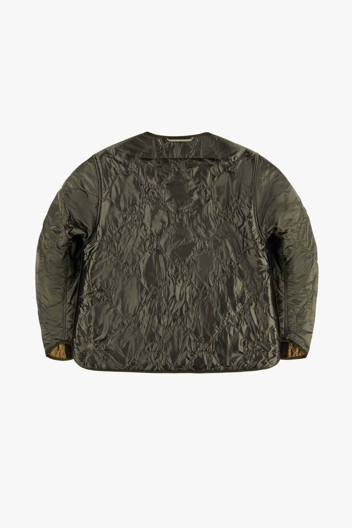 Signature Patchwork Wool Cropped Quilt - Loden Green / Dark Olive