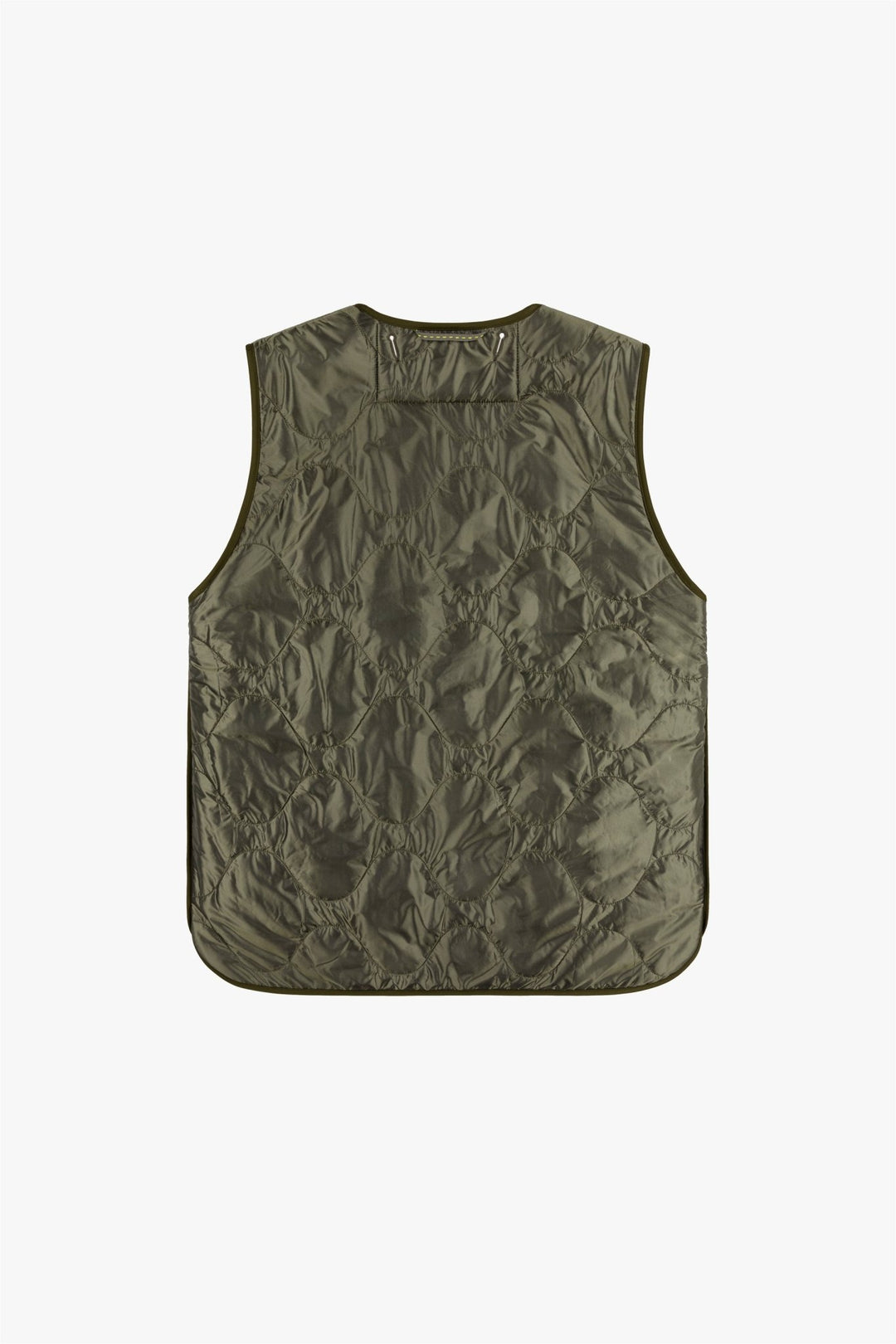 Signature Patchwork Wool Vest - Loden Green / Dark Olive