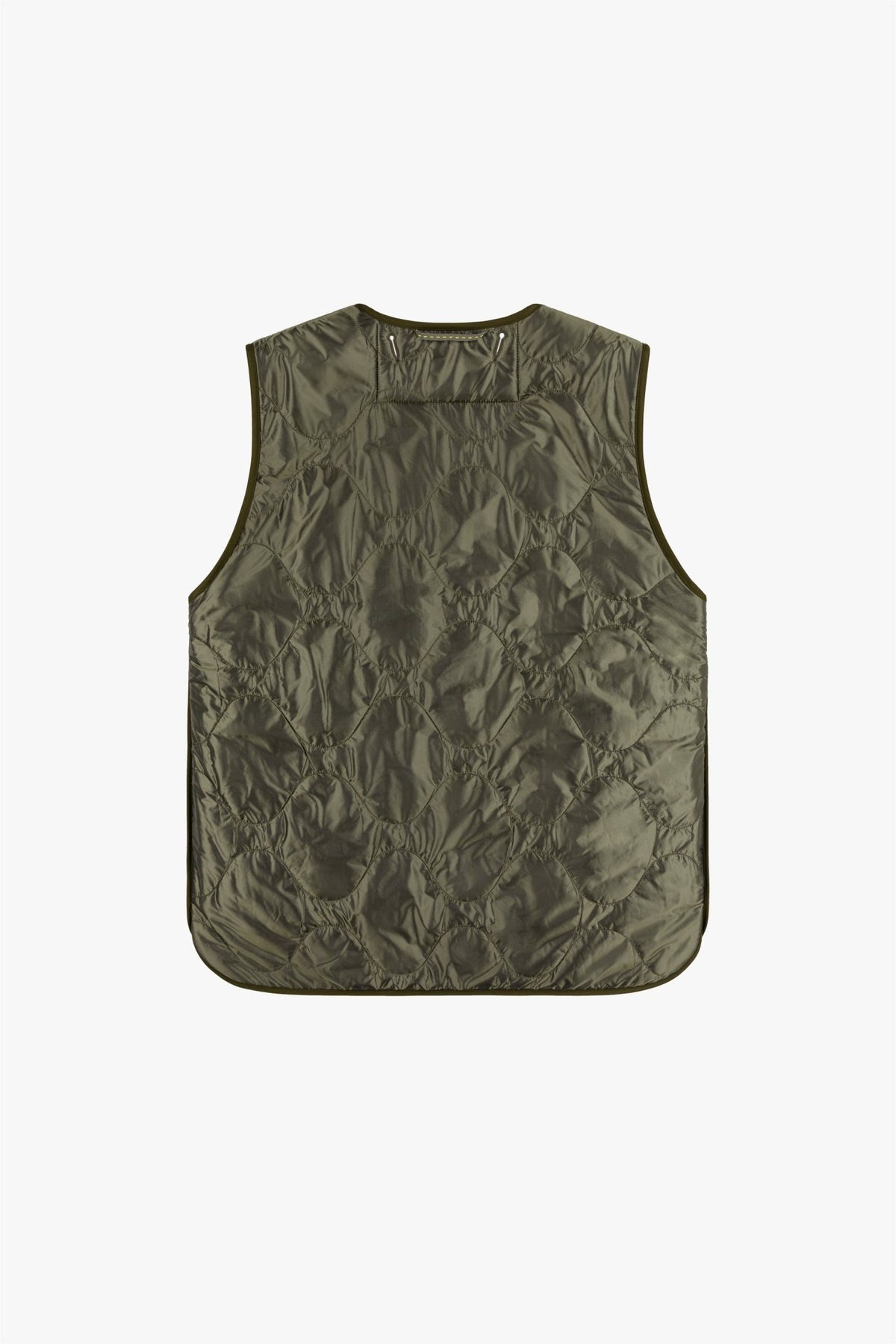 Signature Patchwork Wool Vest - Loden Green / Dark Olive