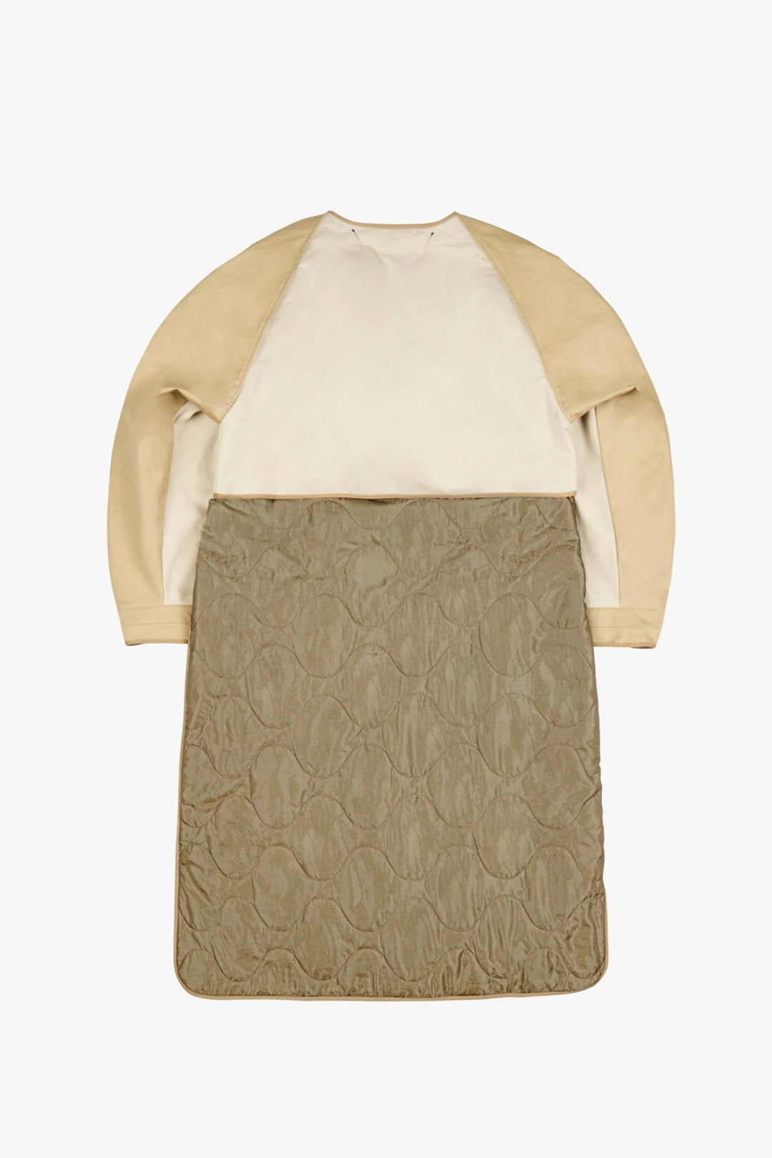 Signature Cotton Trenchcoat - Stone / Pale Sage & Olive