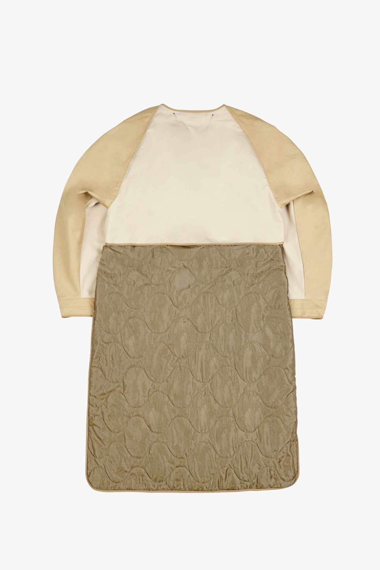 Signature Cotton Trenchcoat - Stone / Pale Sage & Olive