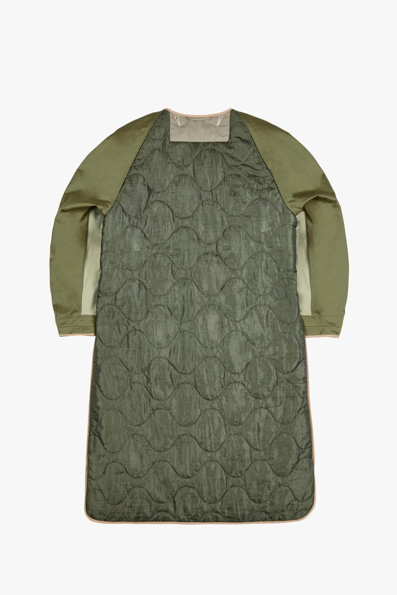 Signature Cotton Trenchcoat - Stone / Pale Sage & Olive