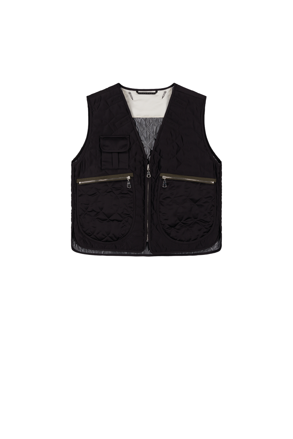 Utility Quilt Vest - Black / Anthracite - Layer 2