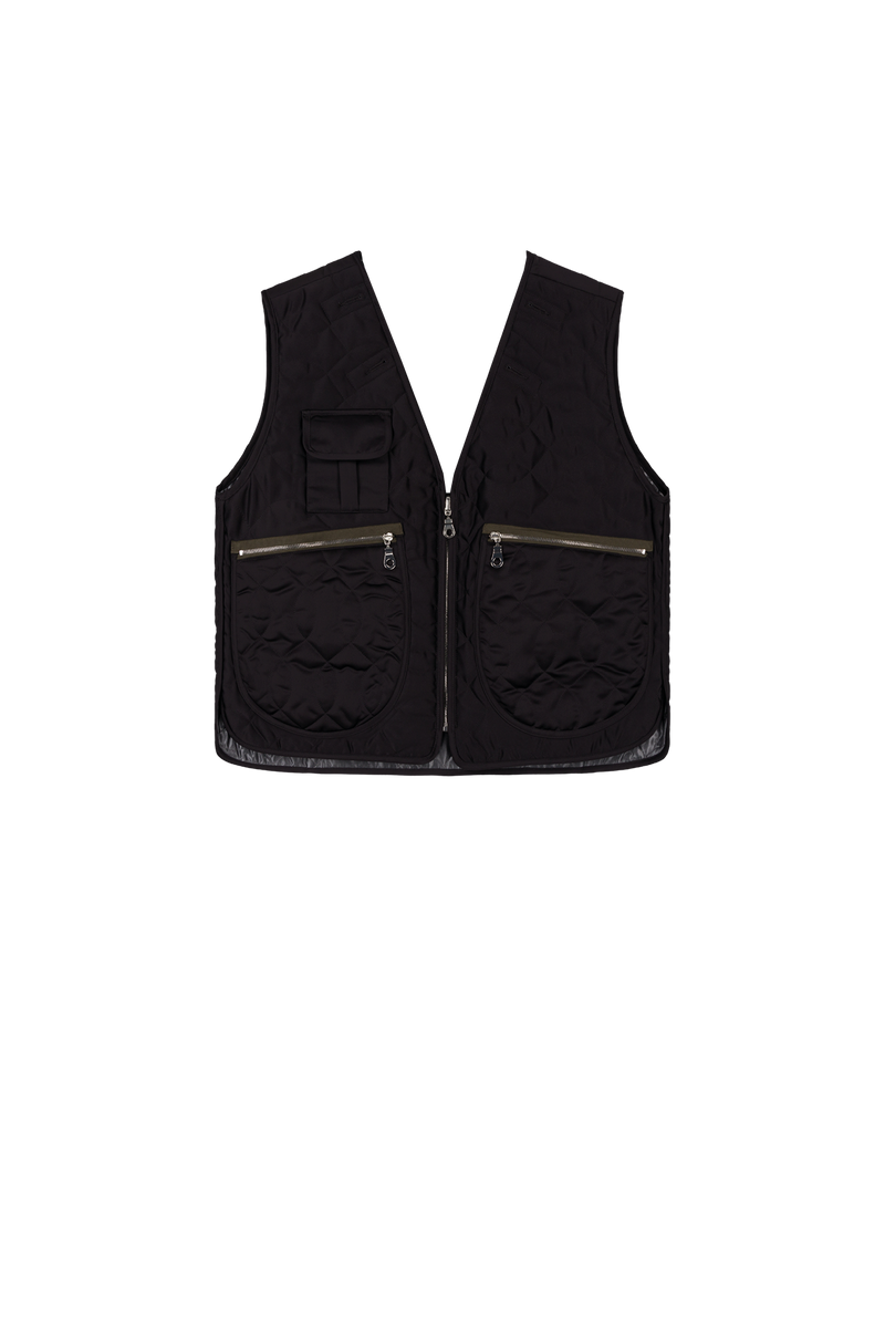 Utility Quilt Vest - Black / Anthracite - Layer 5