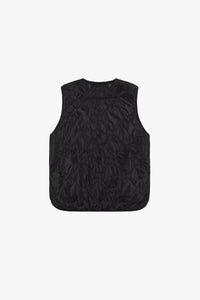Signature Patchwork Wool Vest - Heather Grey & Ivory / Black
