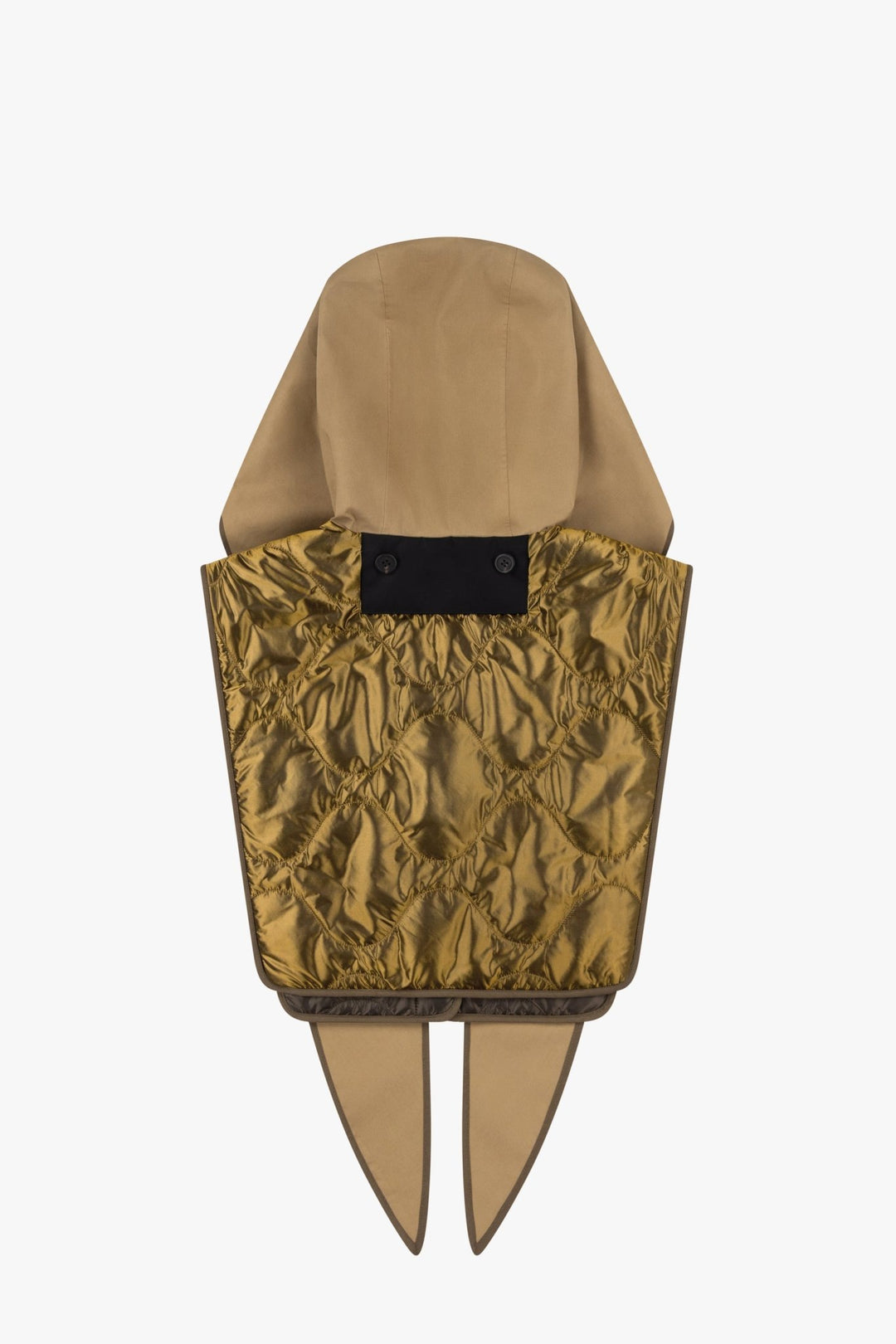 Weatherproof Bonded Wrap Hood - Honey / Black