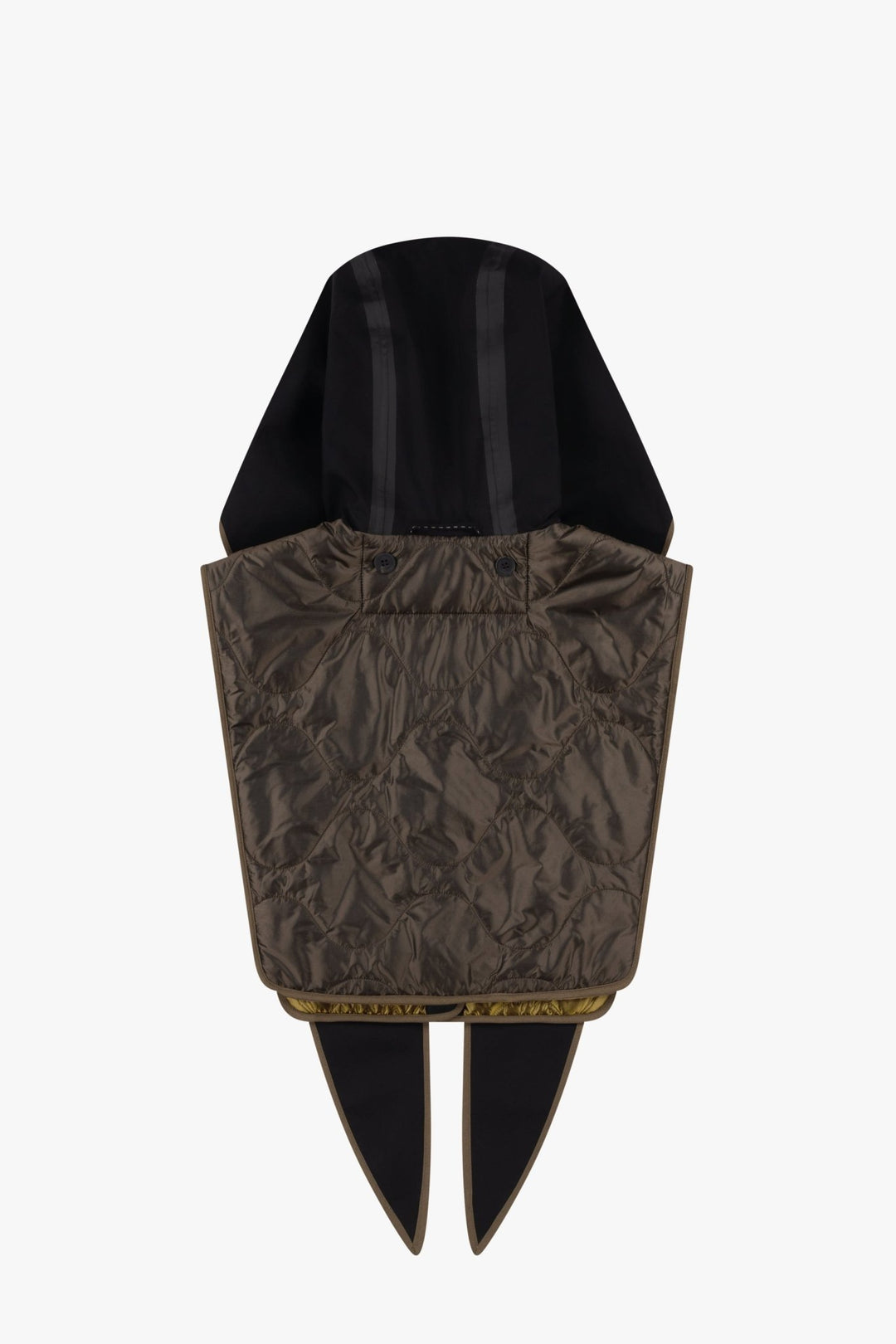 Weatherproof Bonded Wrap Hood - Honey / Black