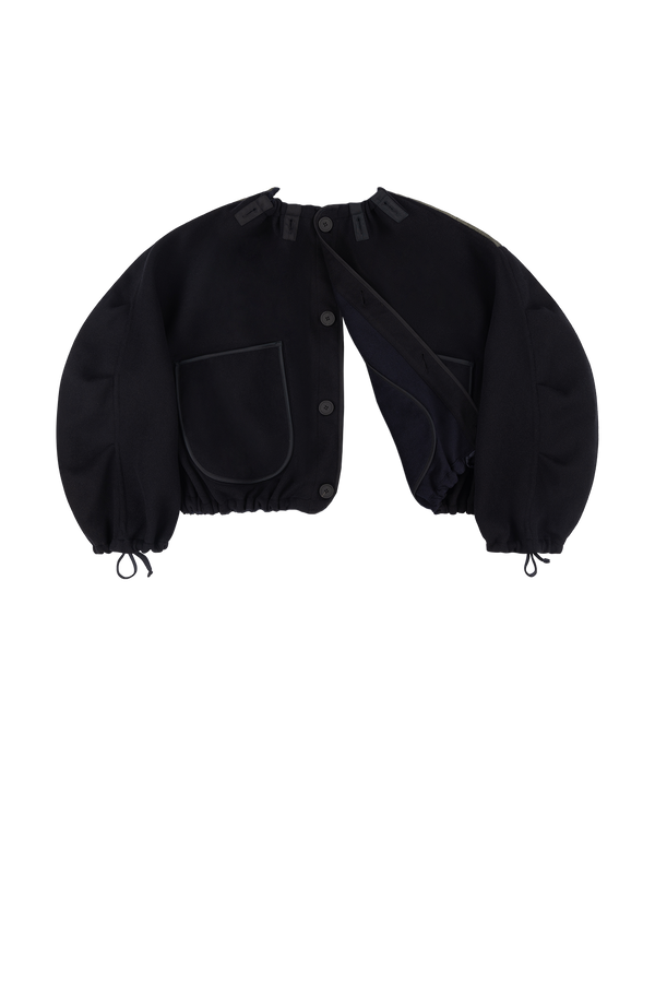 Parachute Wool Bomber - Navy / Black - Layer 6