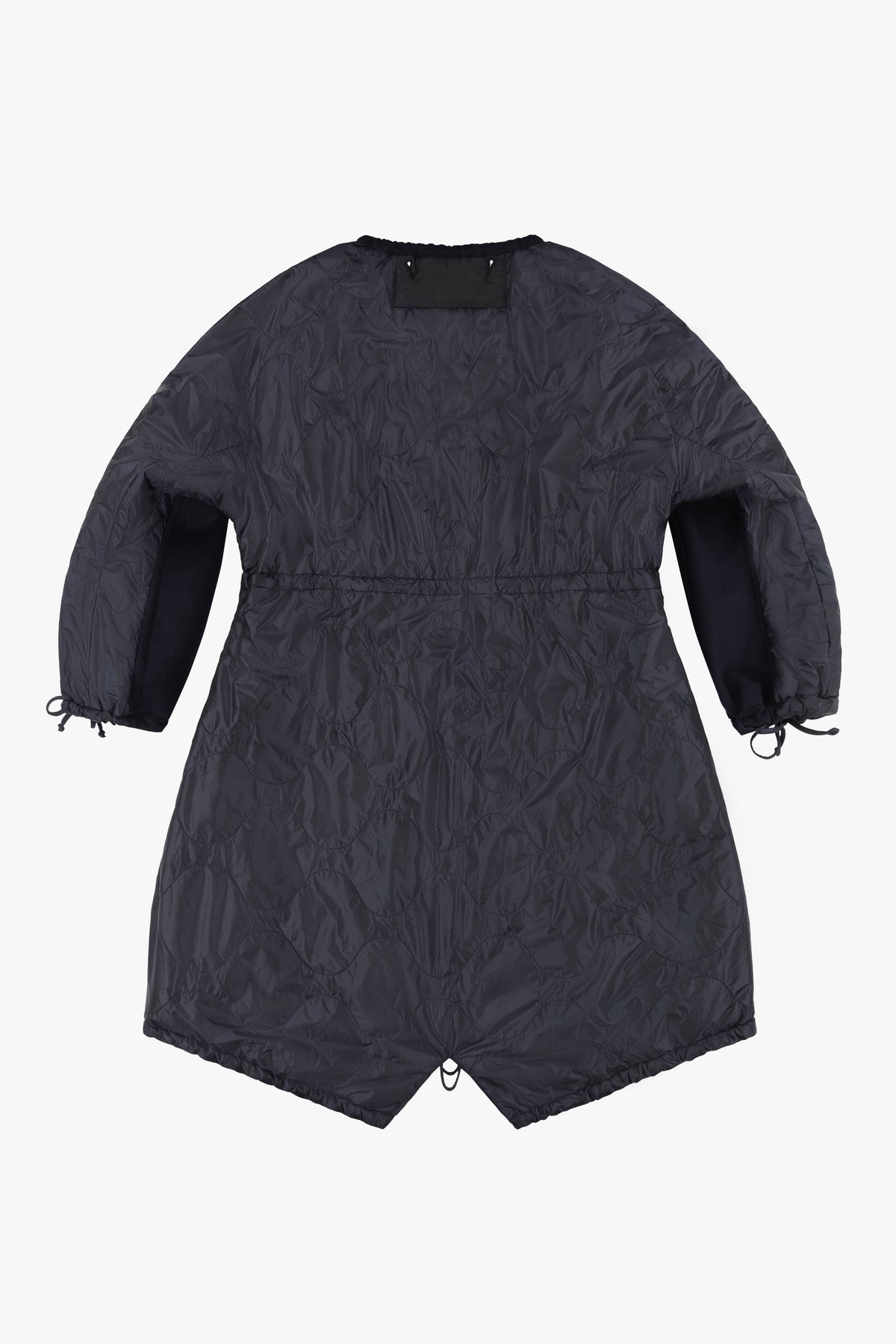 Parachute Wool Parka - Navy / Black