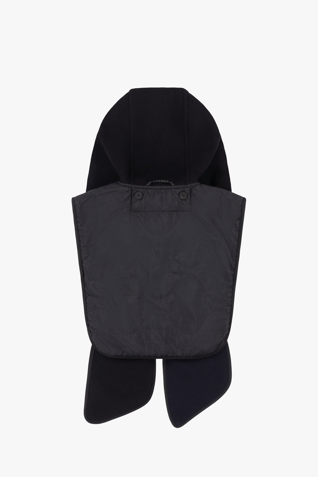 Wool Wrap Hood - Navy / Black