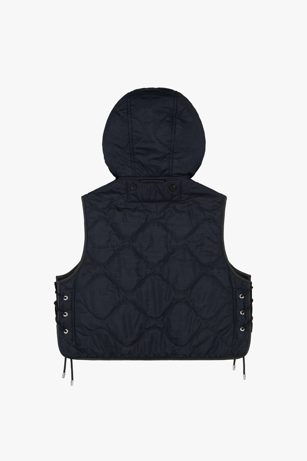 Aviator Shearling Lattice Zip Hood - Black / Midnight