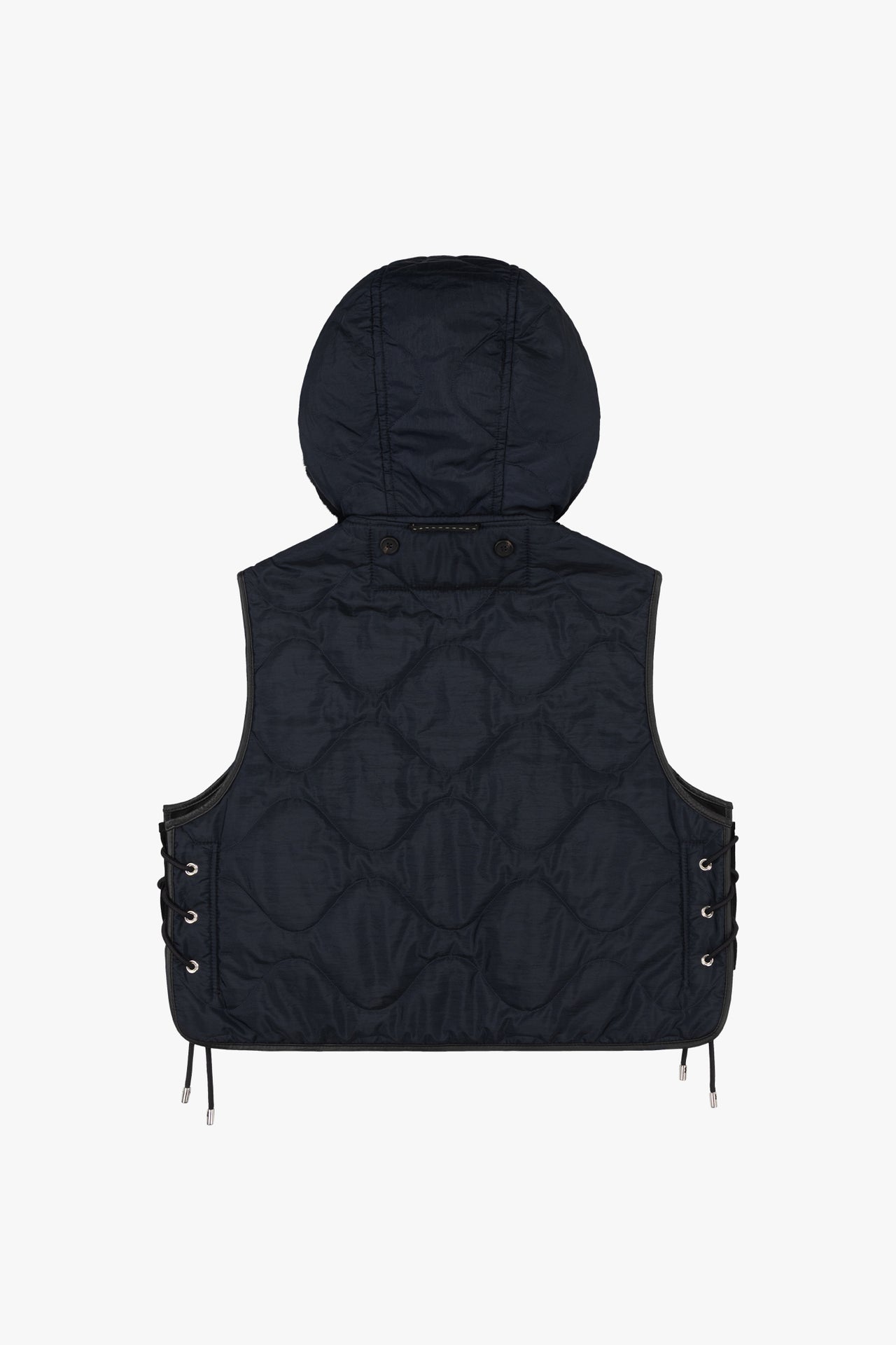 Aviator Shearling Lattice Zip Hood - Black / Midnight
