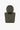 Quilted Zip Hood - Black / Mineral Green