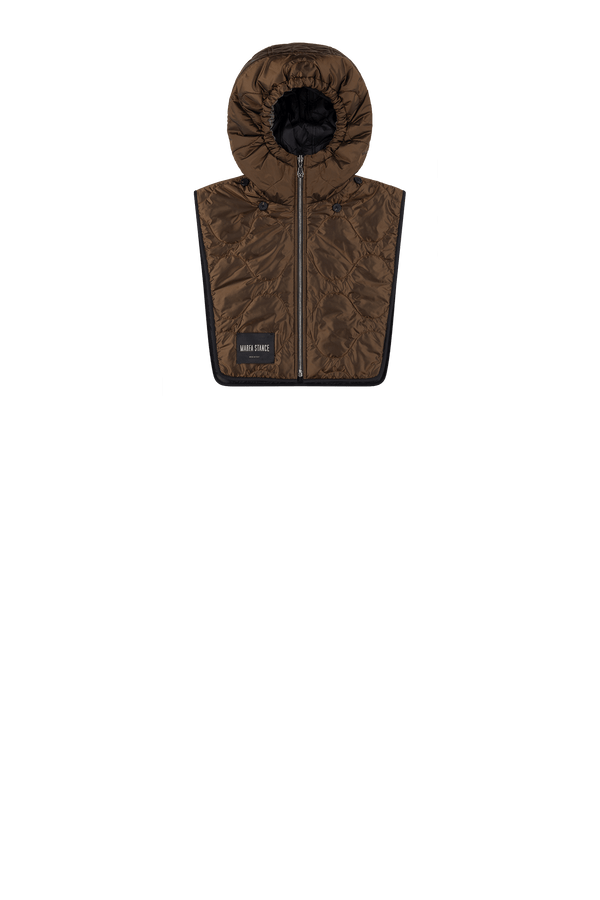 Quilted Zip Hood - Olive / Bronze - Layer 4