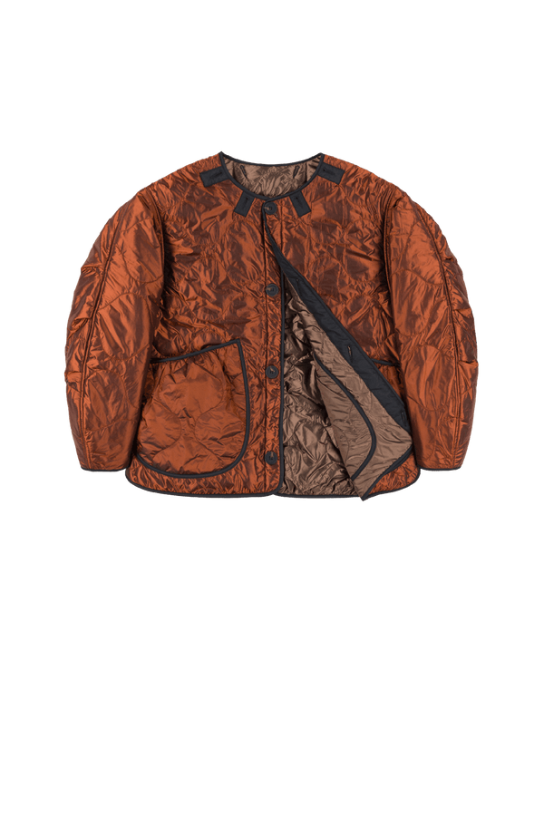 Signature Cropped Quilt - Dark Umber / Amber - Layer 1