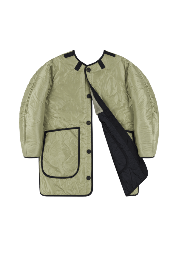 Signature Shearling Quilt - Pale Jade / Pale Sage - Layer 6