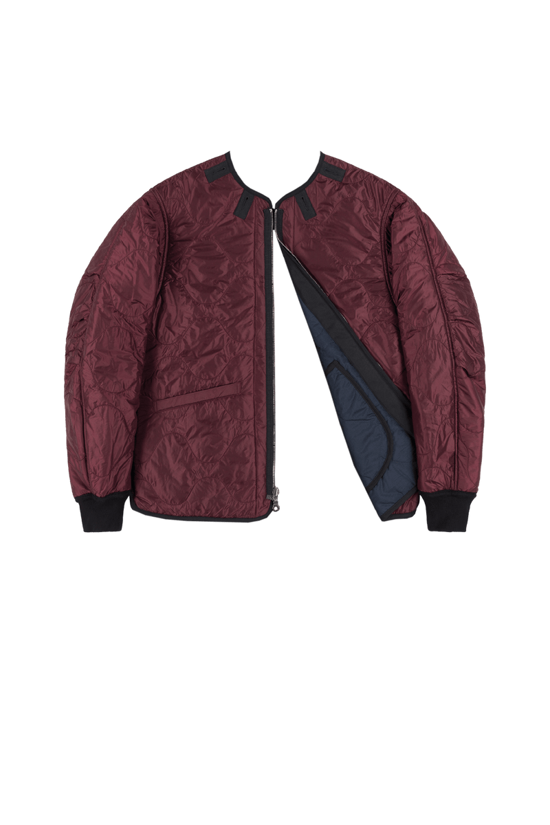 Shareable Quilt Jacket - Navy / Wine - Layer 6