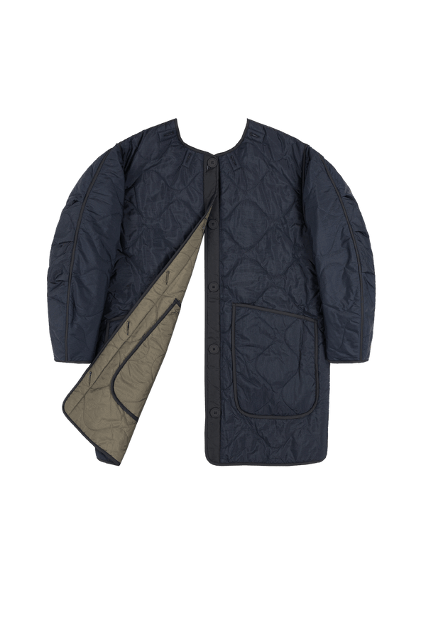 Signature Quilt - Navy / Dark Olive - Layer 6
