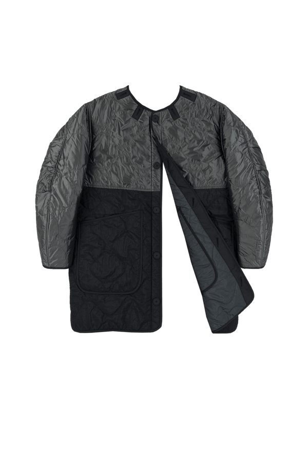 Signature Colourblock Quilt - Anthracite / Slate - Layer 6