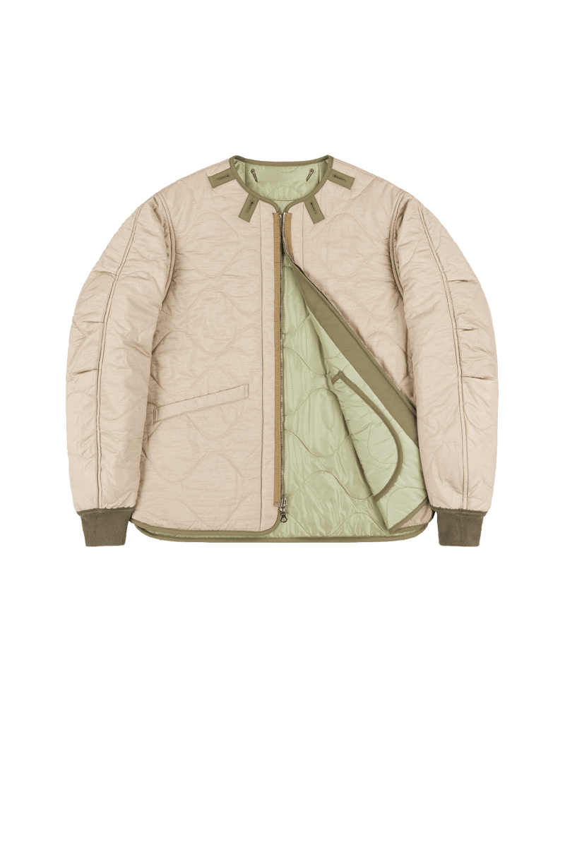 Shareable Quilt Jacket - Pale Sage / Stone - Layer 1