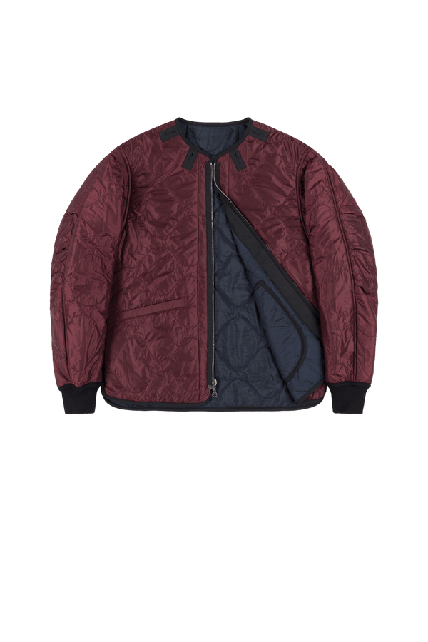 Shareable Quilt Jacket - Navy / Wine - Layer 1