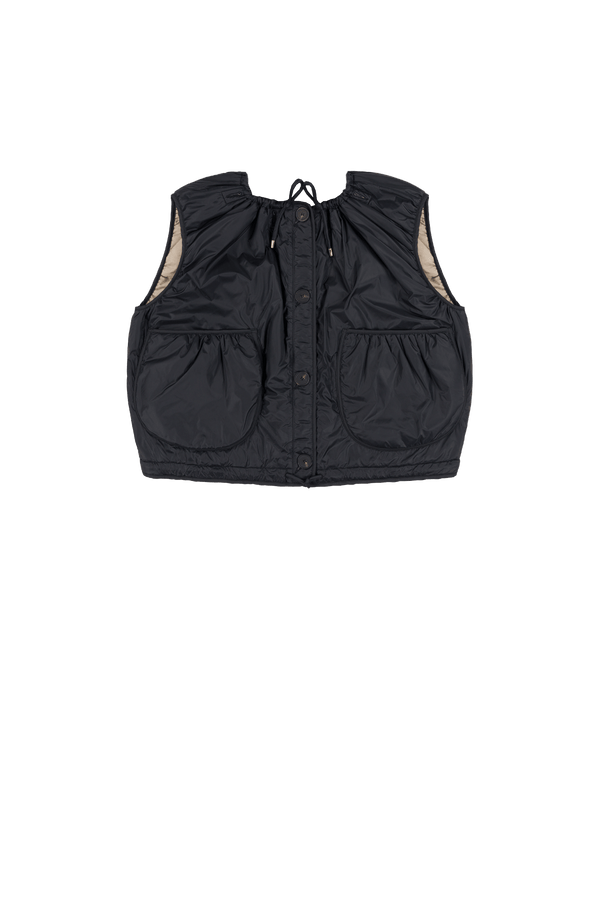 Parachute Quilted Vest - Stone / Black - Layer 5