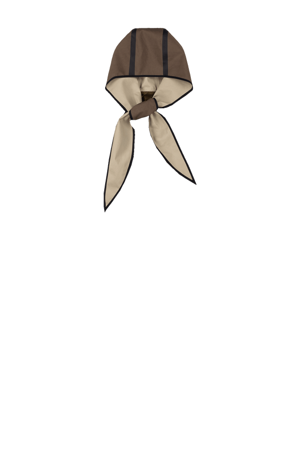 Weatherproof Bonded Wrap Hood - Stone / Peat - Layer 7